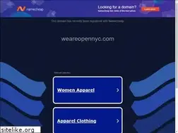 Sites similar to weareopennyc.com