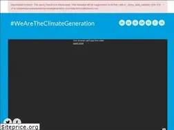 Sites similar to wearetheclimategeneration.com
