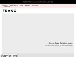 Sites similar to wearfranc.com