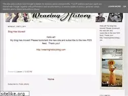 Sites similar to wearinghistory.blogspot.com