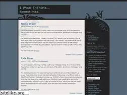 Sites similar to wearingtshirts.wordpress.com
