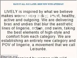 Sites similar to wearlively.com