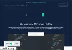 Sites similar to weasyprint.org