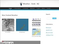 Sites similar to weather.geek.nz