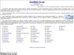 Sites similar to weather.in.ua