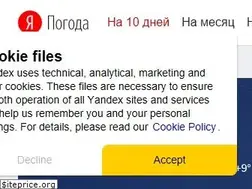 Sites similar to weather.yandex.ru