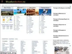 Sites similar to weatherarchive.ru