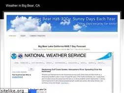 Sites similar to weatherbigbear.com
