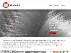 Sites similar to weatherfoil.com.au