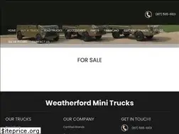Sites similar to weatherfordminitrucks.com