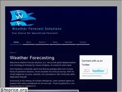 Sites similar to weatherforecastsolutions.com