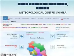 Sites similar to weathershimla.nic.in
