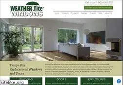 Sites similar to weathertitewindows.com