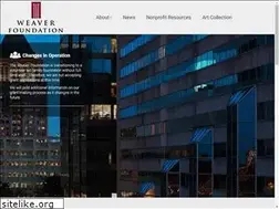 Sites similar to weaverfoundation.com