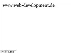 Sites similar to web-development.de
