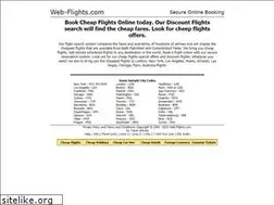 Sites similar to web-flights.com
