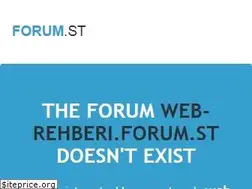 Sites similar to web-rehberi.forum.st