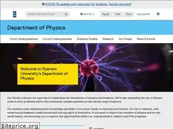 Sites similar to web.physics.ryerson.ca