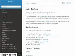 Sites similar to web3py.readthedocs.io