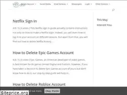 Sites similar to webaccountkiller.com