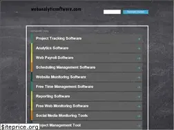 Sites similar to webanalyticsoftware.com