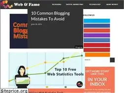 Sites similar to webandfame.com