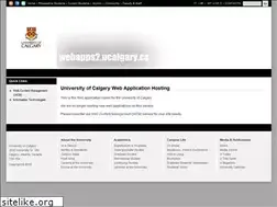 Sites similar to webapps2.ucalgary.ca