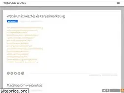 Sites similar to webaruhaz-keszites-budapest.blog.hu