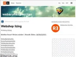 Sites similar to webaruhaz-keszites.reblog.hu