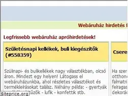 Sites similar to webaruhaz.megyeiapro.hu