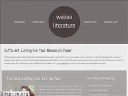 Sites similar to webasliterature.org