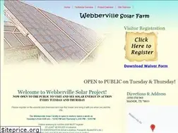 Sites similar to webbervillesolar.com