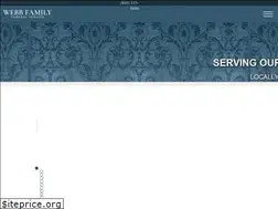 Sites similar to webbfamilyfuneralservice.com