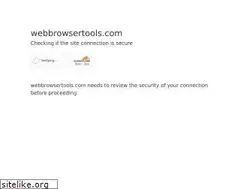 Sites similar to webbrowsertools.com