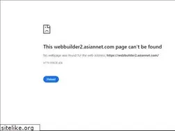 Sites similar to webbuilder2.asiannet.com