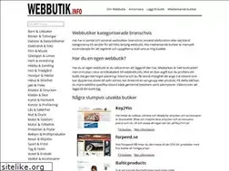 Sites similar to webbutik.info