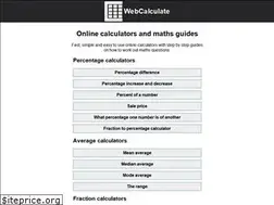 Sites similar to webcalculate.com
