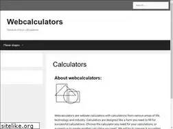 Sites similar to webcalculators.net