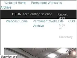 Sites similar to webcast.cern.ch