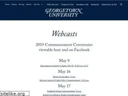 Sites similar to webcast.georgetown.edu