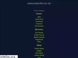 Sites similar to webcontentforum.de
