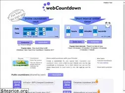 Sites similar to webcountdown.net