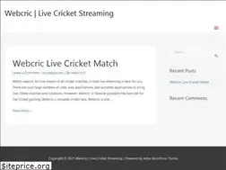 Sites similar to webcric.live
