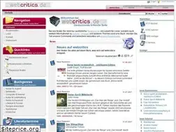 Sites similar to webcritics.de