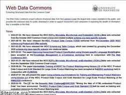 Sites similar to webdatacommons.org