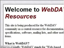 Sites similar to webdav.org