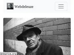 Sites similar to webdeleuze.com