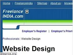 Sites similar to webdesigners.freelanceindia.com