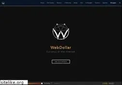 Sites similar to webdollar.io