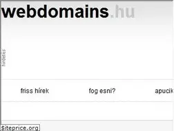 Sites similar to webdomain.hu